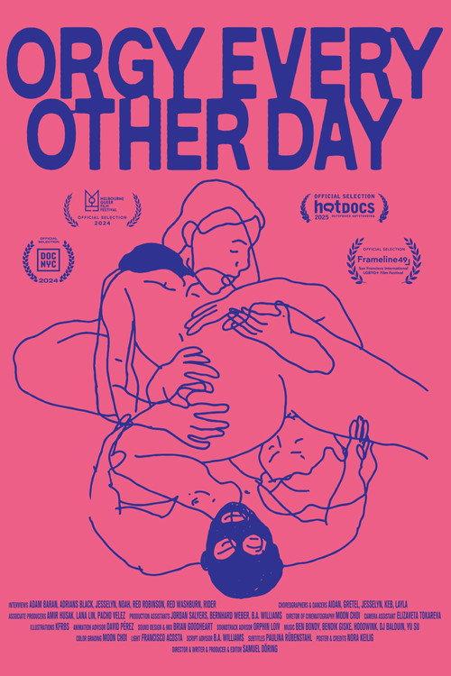 Orgy Every Other Day 2024 official movie poster