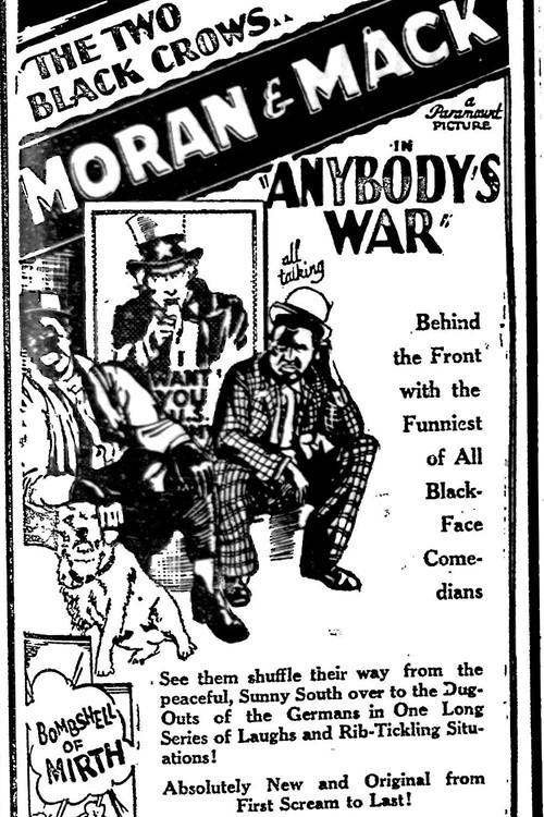 Anybody's War 1930 official movie poster