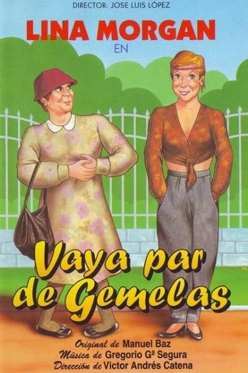 Vaya par de gemelas 1983 official movie poster