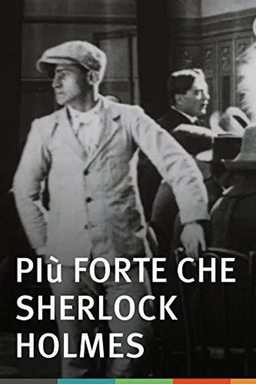 Stronger than Sherlock Holmes 1913 official movie poster