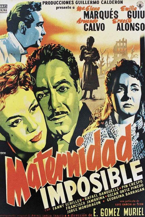 Maternidad imposible 1955 official movie poster