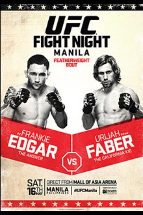 UFC Fight Night 66: Edgar vs. Faber 2015 official movie poster