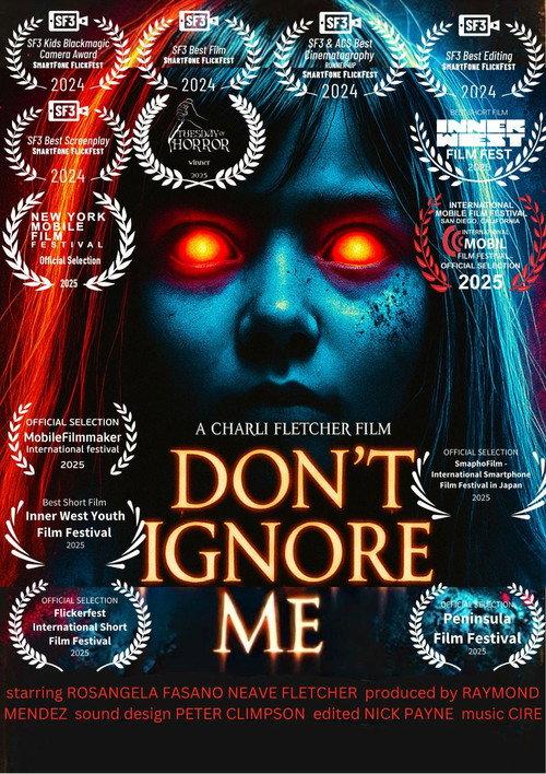 Don't Ignore Me 2025 official movie poster