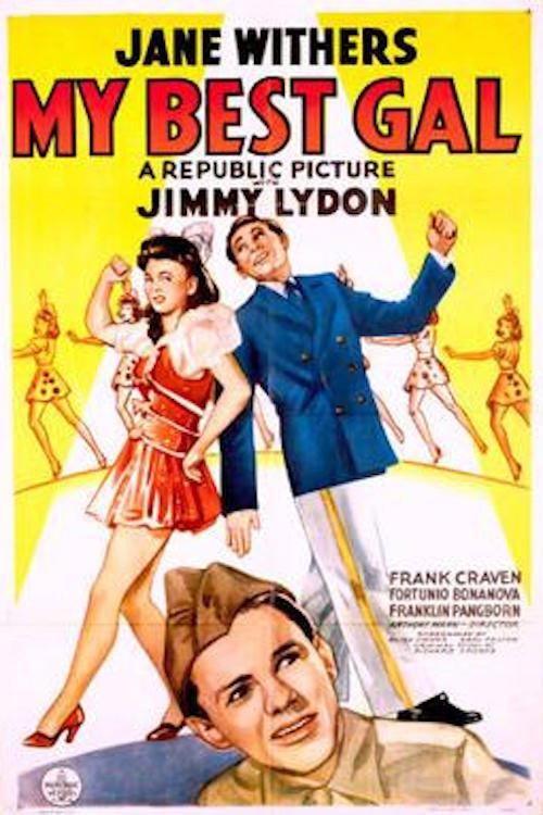 My Best Gal 1944 official movie poster