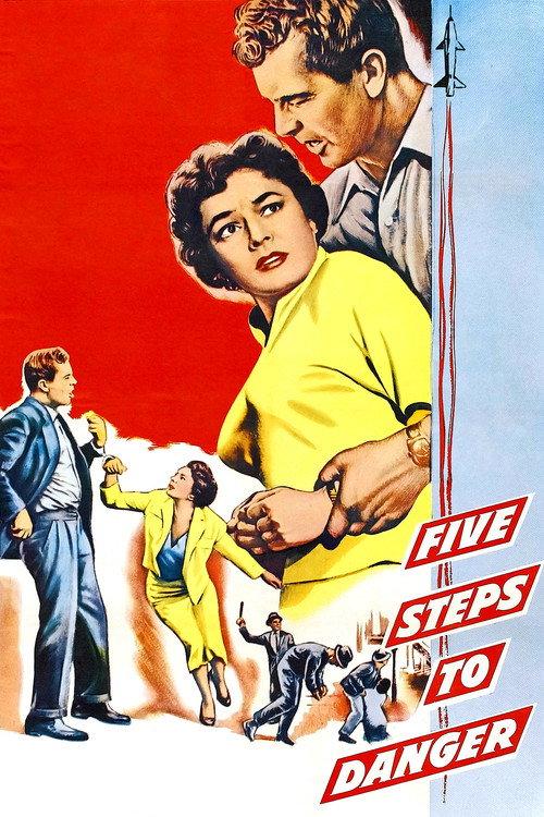5 Steps to Danger 1956 official movie poster