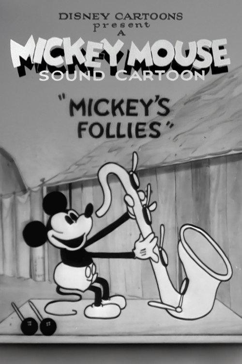 Mickey's Follies 1929 official movie poster
