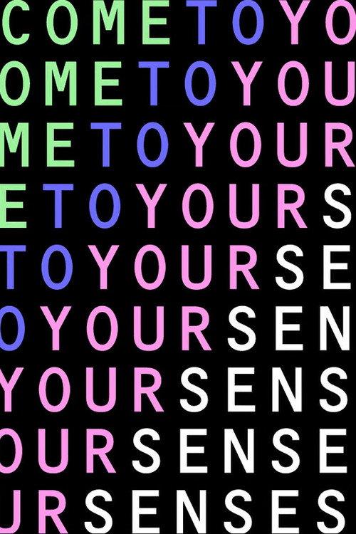 Come To Your Senses 2020 official movie poster