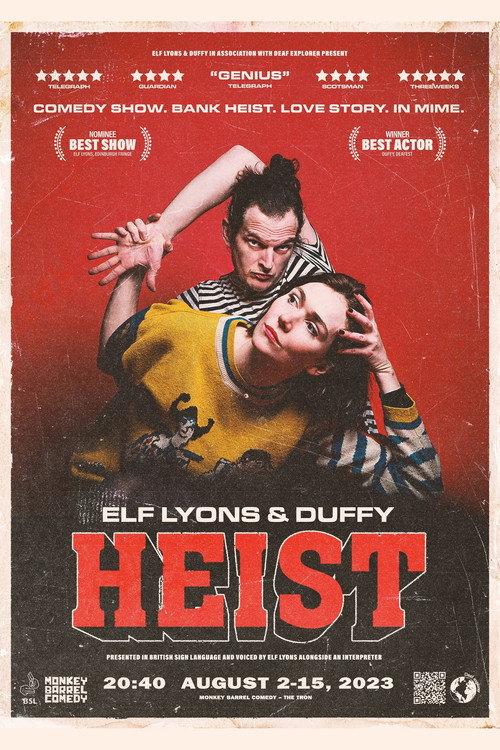 Elf and Duffy: Heist 2023 official movie poster