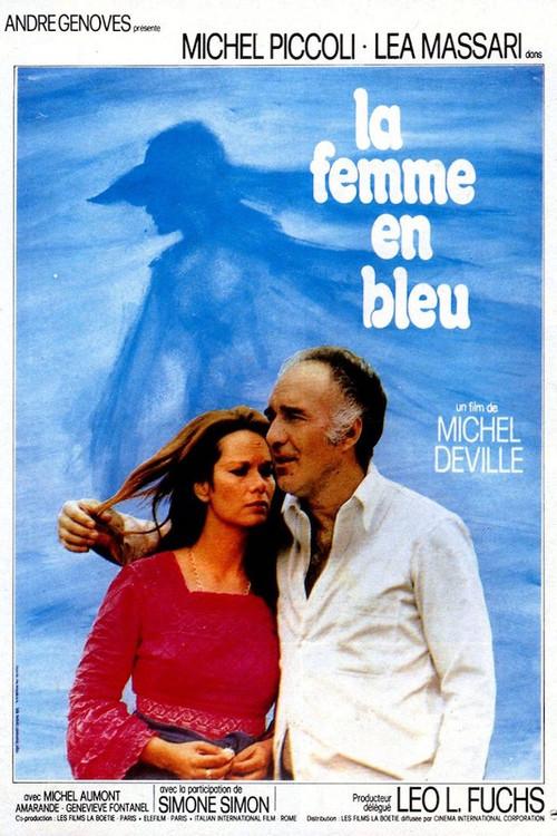The Woman in Blue 1973 official movie poster