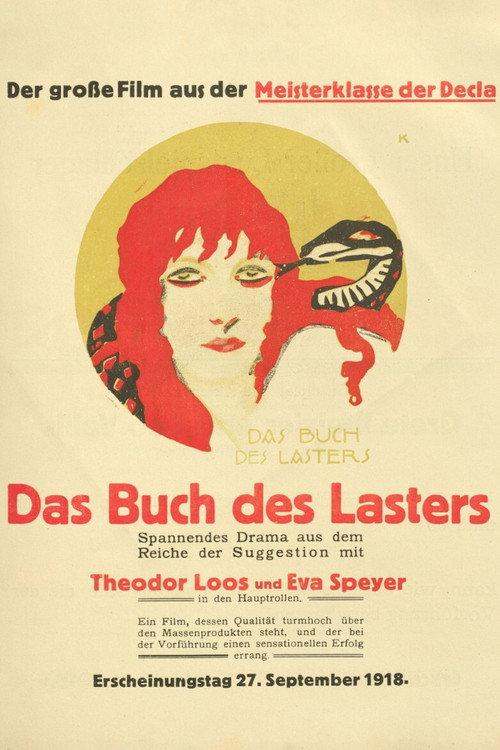 Das Buch des Lasters 1917 official movie poster