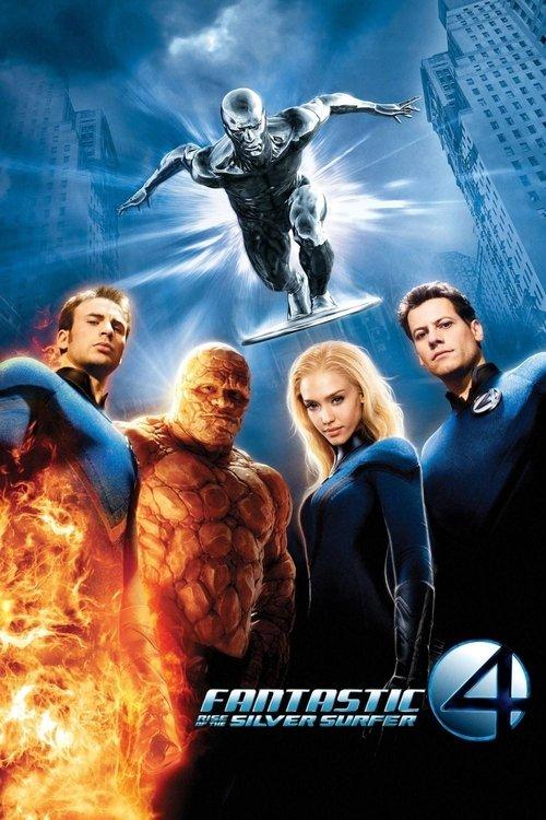 Fantastic Four: Rise of the Silver Surfer 2007 official movie poster