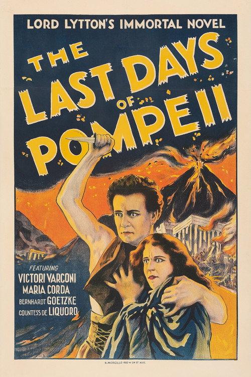 The Last Days of Pompeii 1926 official movie poster