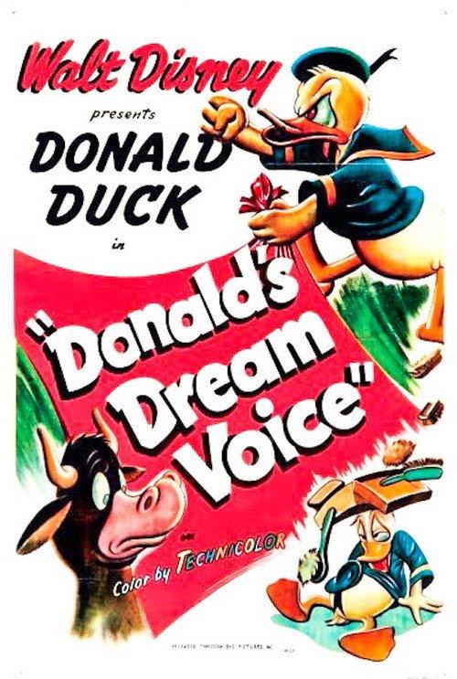 Donald's Dream Voice 1948 official movie poster