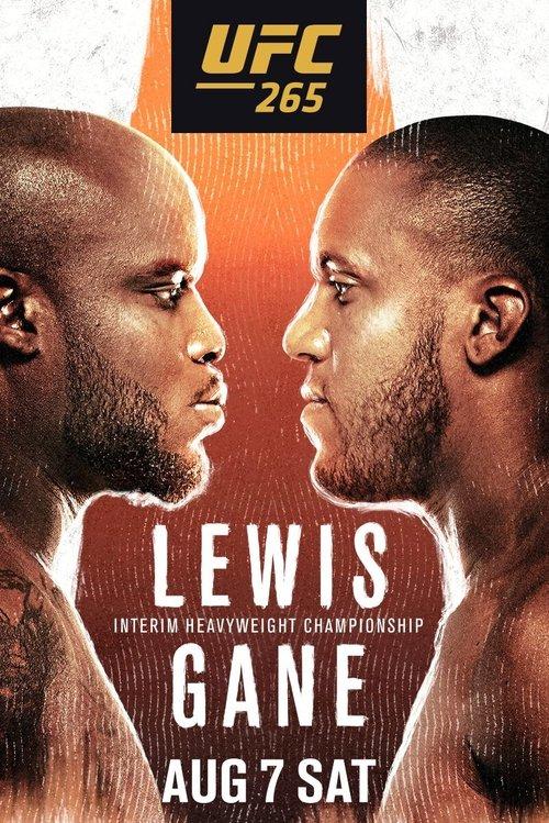 UFC 265: Lewis vs. Gane 2021 official movie poster