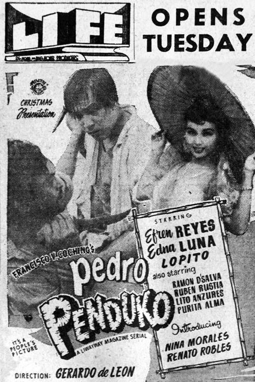 Pedro Penduko 1954 official movie poster