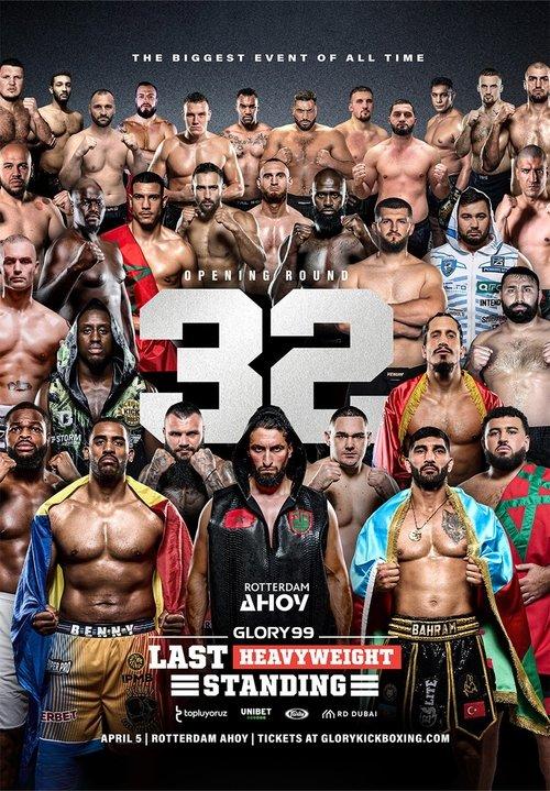 GLORY 99: Last Heavyweight Standing 2025 official movie poster