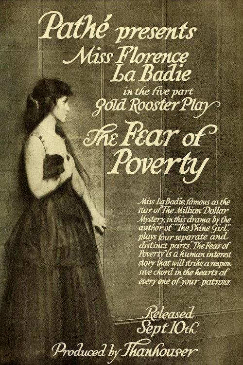 The Fear of Poverty 1916 official movie poster