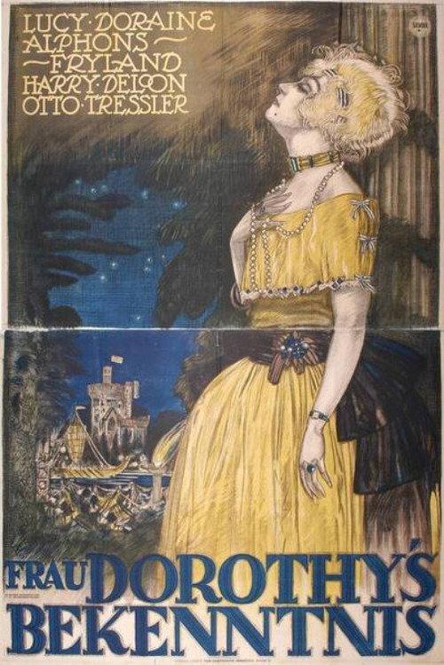 Mrs. Dane's Confession 1921 official movie poster