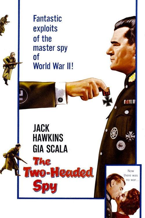 The Two-Headed Spy 1958 official movie poster