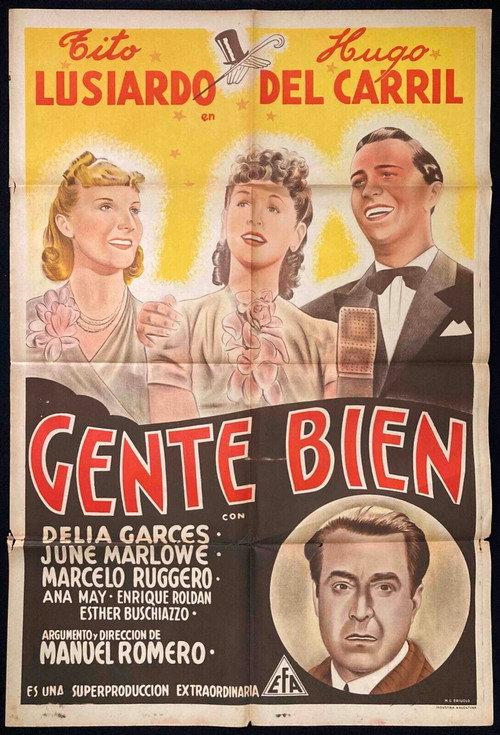 Gente bien 1939 official movie poster