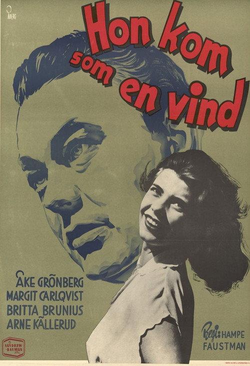 Hon kom som en vind 1952 official movie poster