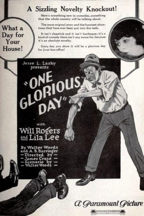 One Glorious Day 1922 official movie poster