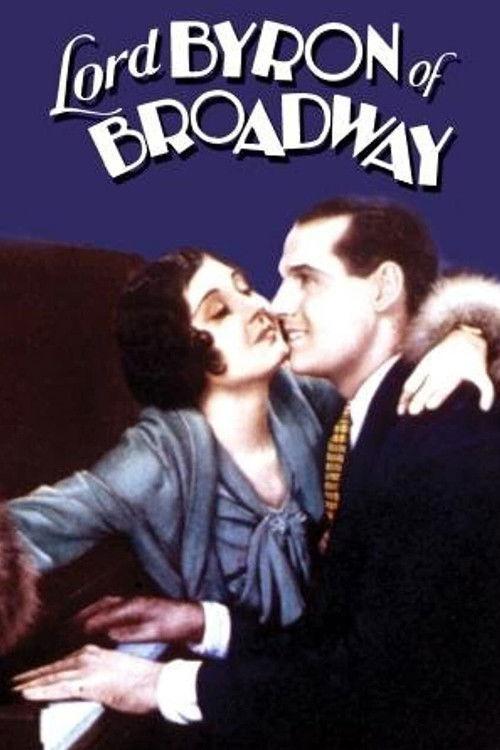 Lord Byron of Broadway 1930 official movie poster