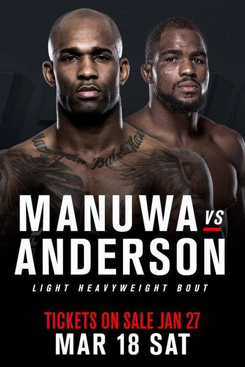UFC Fight Night 107: Manuwa vs. Anderson 2017 official movie poster