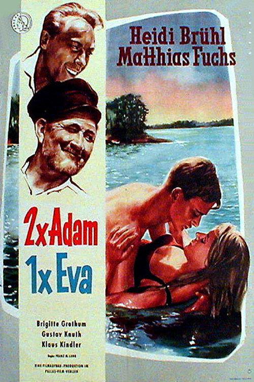 2 x Adam, 1 x Eva 1959 official movie poster
