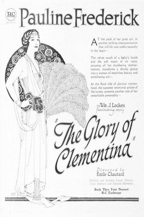 The Glory of Clementina 1922 official movie poster