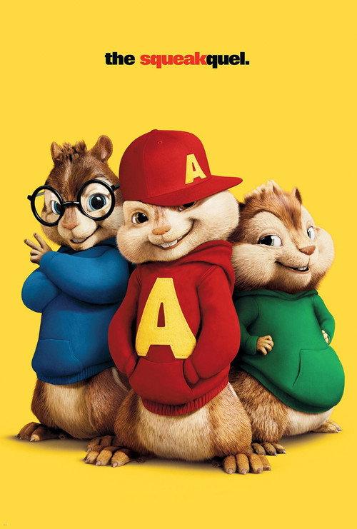 Alvin and the Chipmunks: The Squeakquel 2009 official movie poster