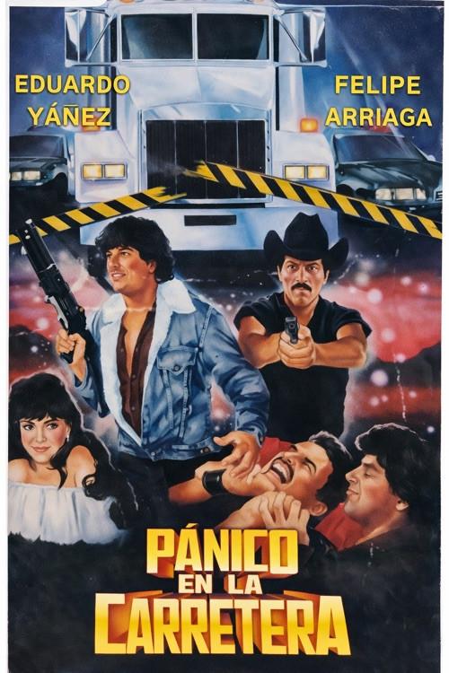 Panico en la carretera 1988 official movie poster