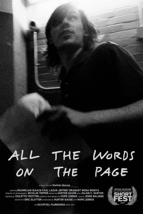 All the Words on the Page 2024 official movie poster