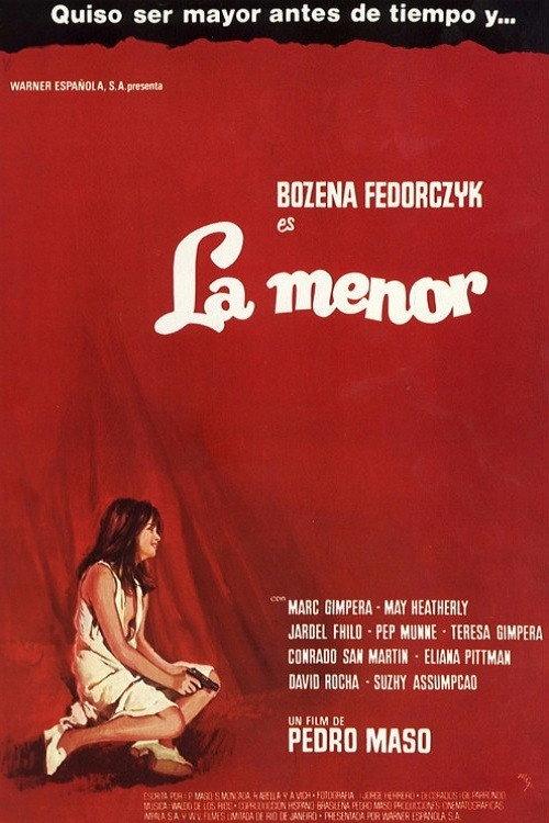 La menor 1976 official movie poster