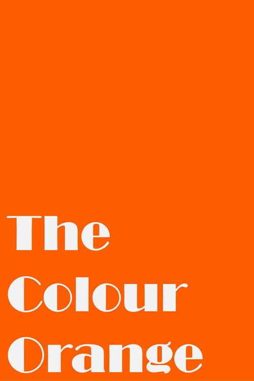 The Colour Orange 2025 official movie poster