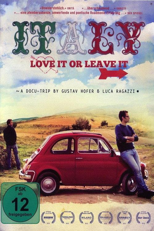 Italy: Love It, or Leave it 2011 official movie poster