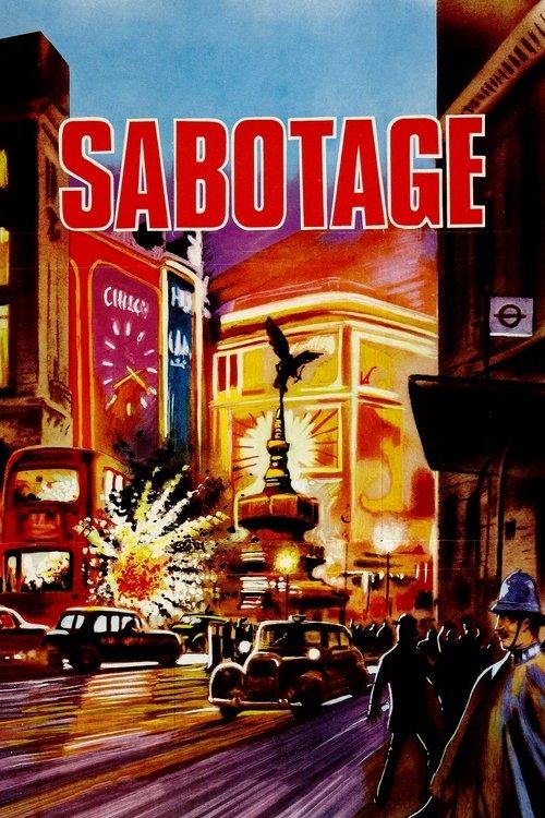 Sabotage 1936 official movie poster