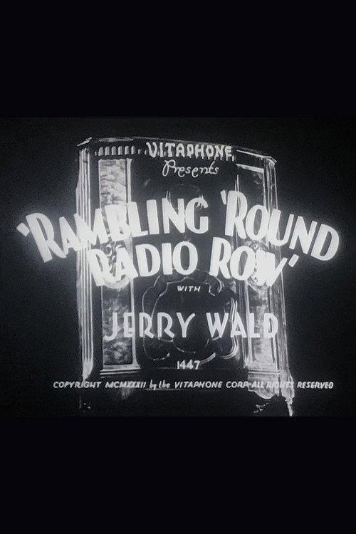 Rambling 'Round Radio Row #3 1933 official movie poster