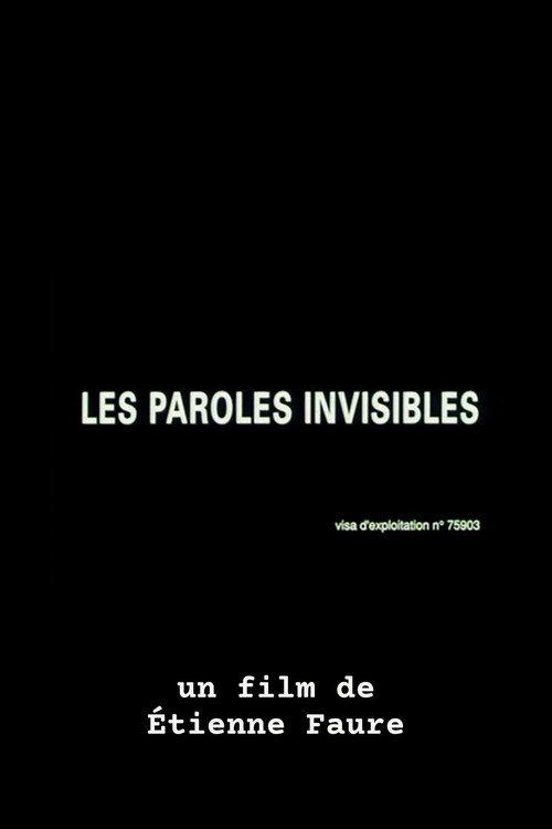 Les paroles invisibles 1991 official movie poster