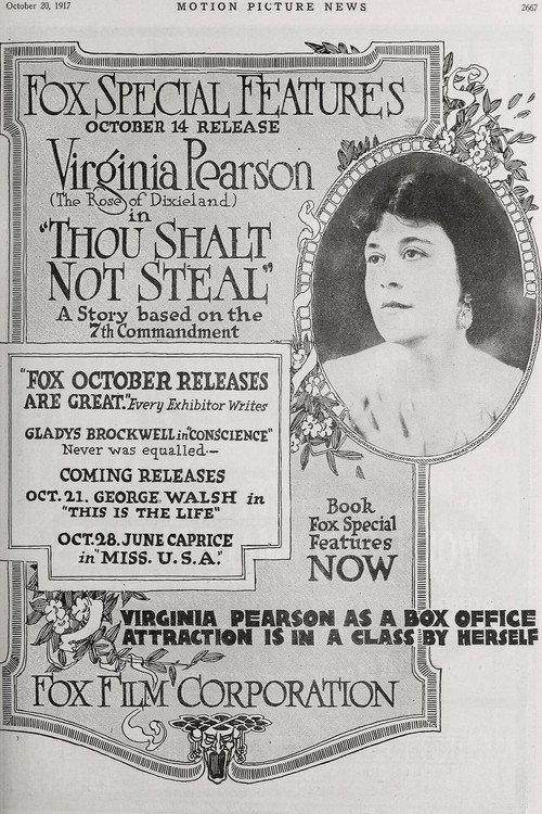 Thou Shalt Not Steal 1917 official movie poster