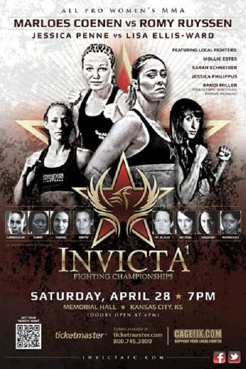 Invicta FC 1: Coenen vs. Ruyssen 2012 official movie poster