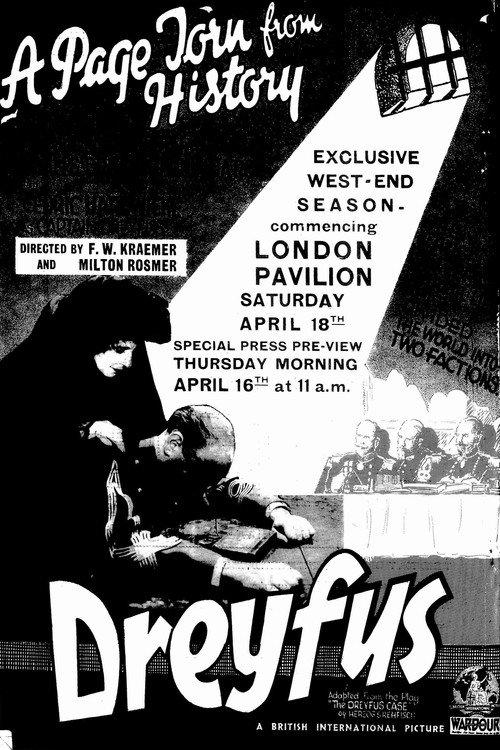 Dreyfus 1931 official movie poster