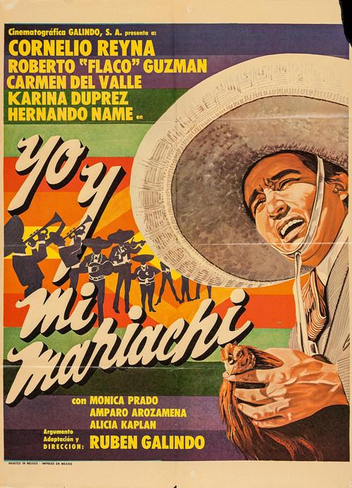 Yo y mi mariachi 1976 official movie poster