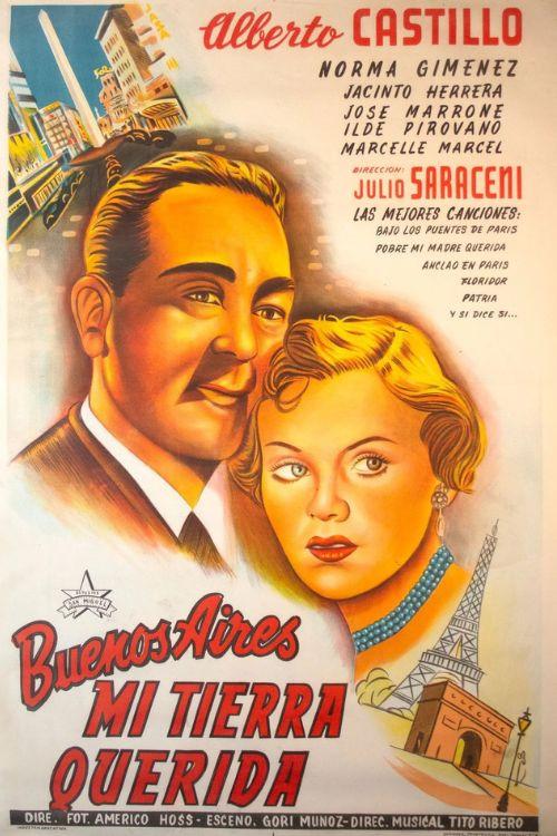 Buenos Aires, mi tierra querida 1951 official movie poster