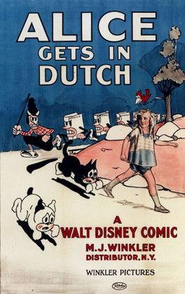 Alice Gets in Dutch 1924 official movie poster