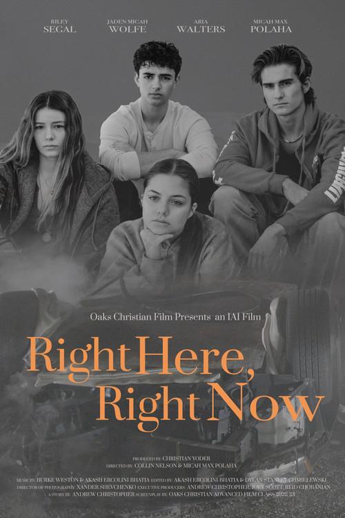 Right Here, Right Now 2024 official movie poster
