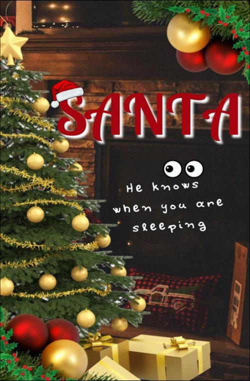Santa: He knows when you are sleeping 2022 official movie poster