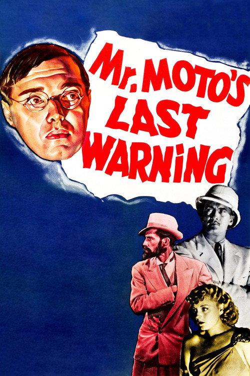 Mr. Moto's Last Warning 1939 official movie poster