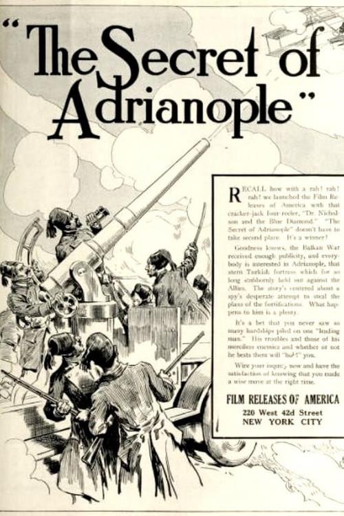 The Secret of Adrianople 1913 official movie poster