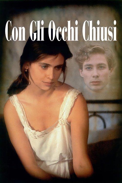 With Closed Eyes 1994 official movie poster